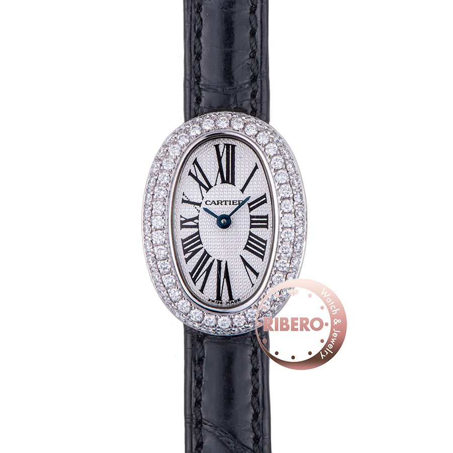 カルティエ ミニベニュワール WB511031 ベゼルダイヤ
