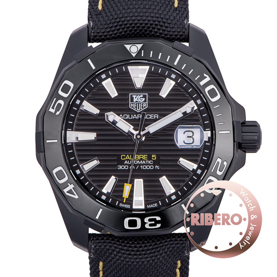 タグホイヤー アクアレーサー キャリバー5ブラックバージョン WAY218A.FC6362