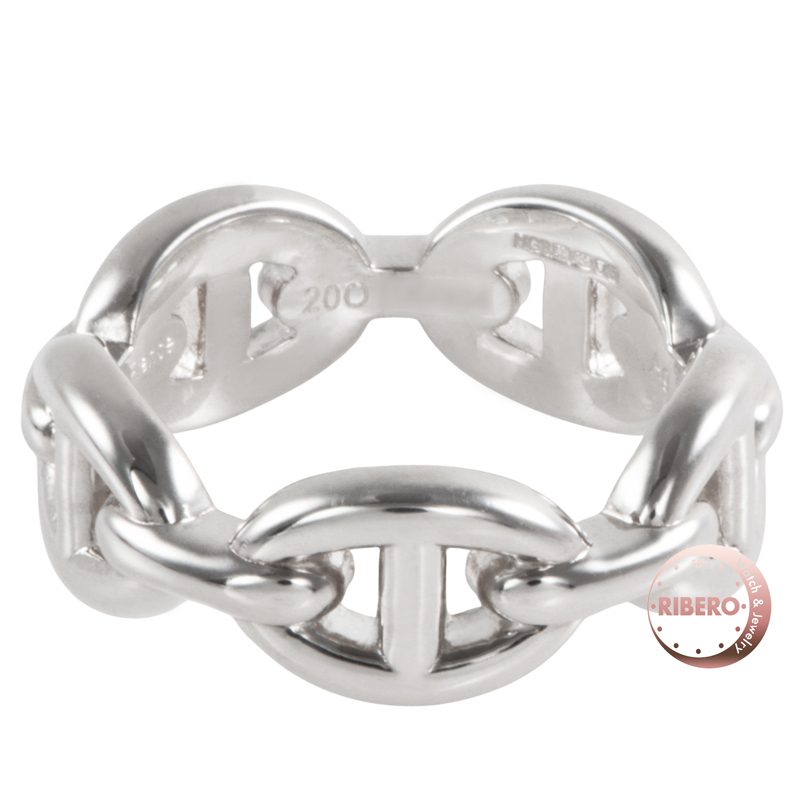 エルメス アンシェネ PM リング シェーヌダンクル 10号