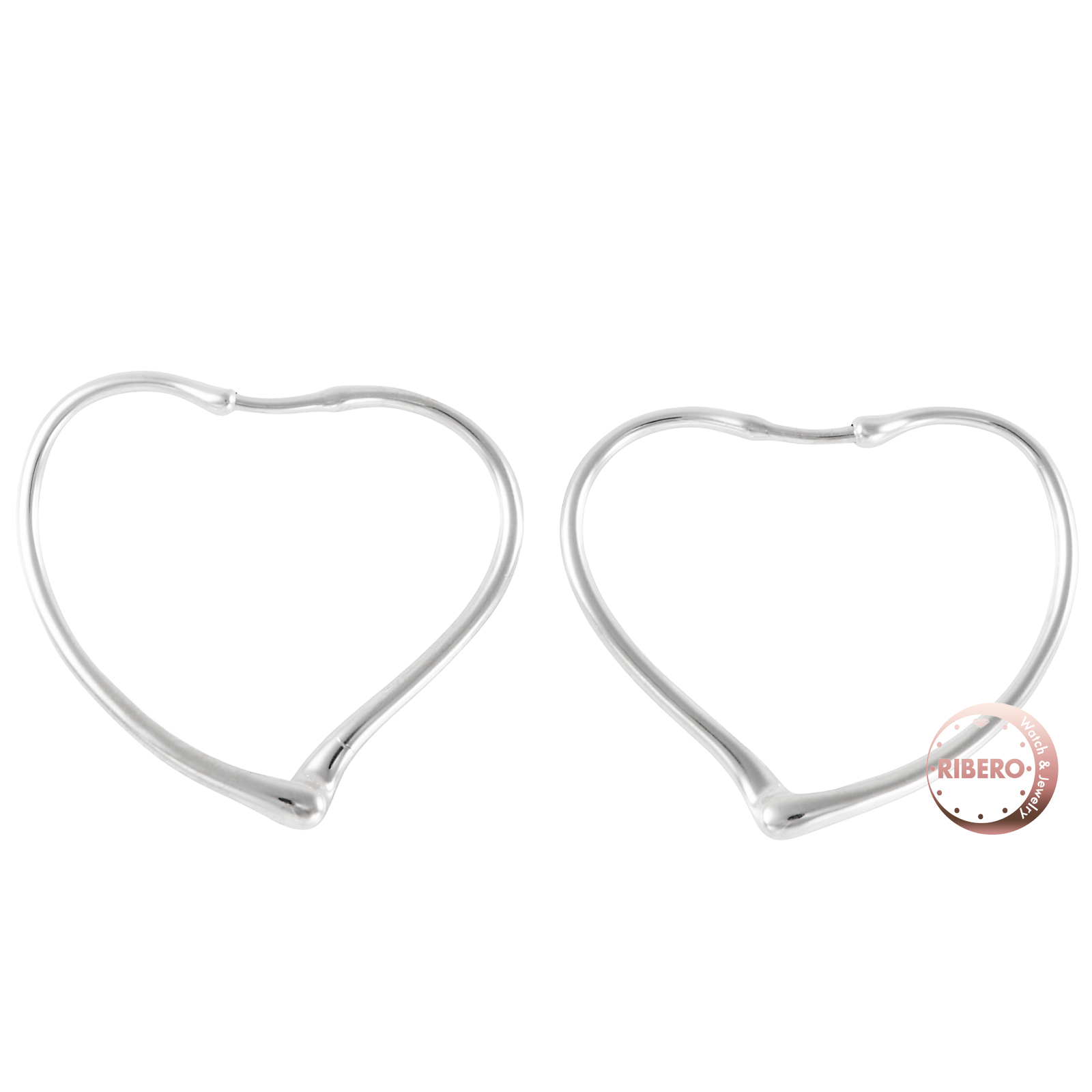 ティファニー オープンハート フープ ピアス