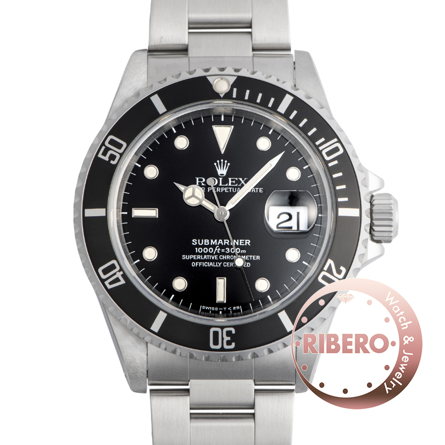 ロレックス サブマリーナデイト 16610 U番 トリチウム