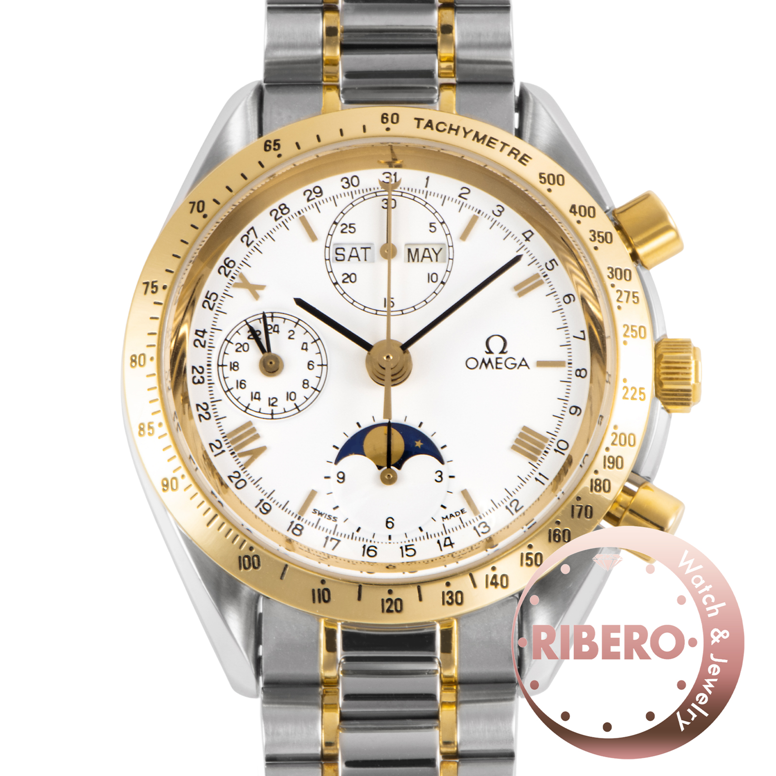 オメガ スピードマスター トリプルカレンダー ムーンフェイズ 3336.20