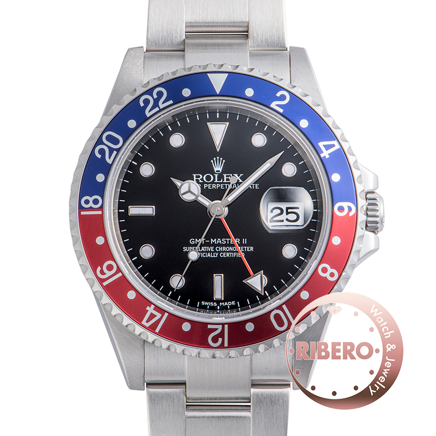 ロレックス GMTマスターII 16710 D番 スティックダイアル