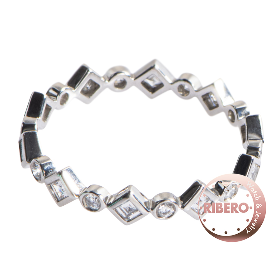 ティファニー ジャズ バンド リング・指輪 9号