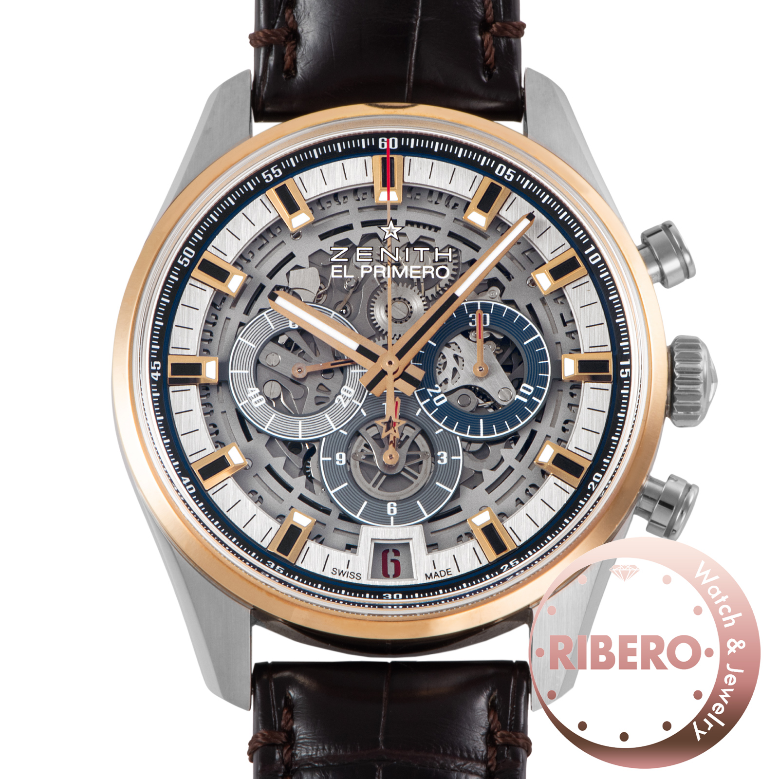 ゼニス エル・プリメロ フルオープン 42mm 51.2081.400/78.C810