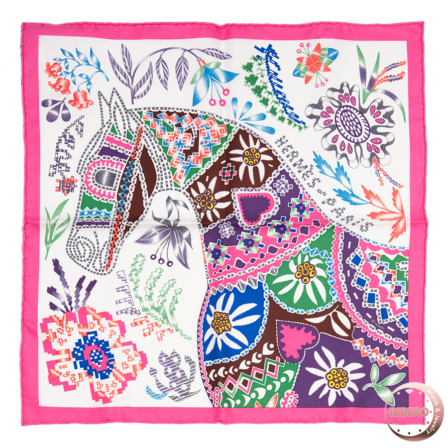 エルメス ガヴロッシュ En Attendant Ulysse オデュッセウスを待ちながら スカーフ