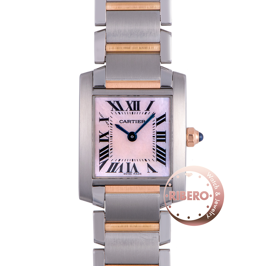 カルティエ タンクフランセーズSM W51027Q4 SS/PG