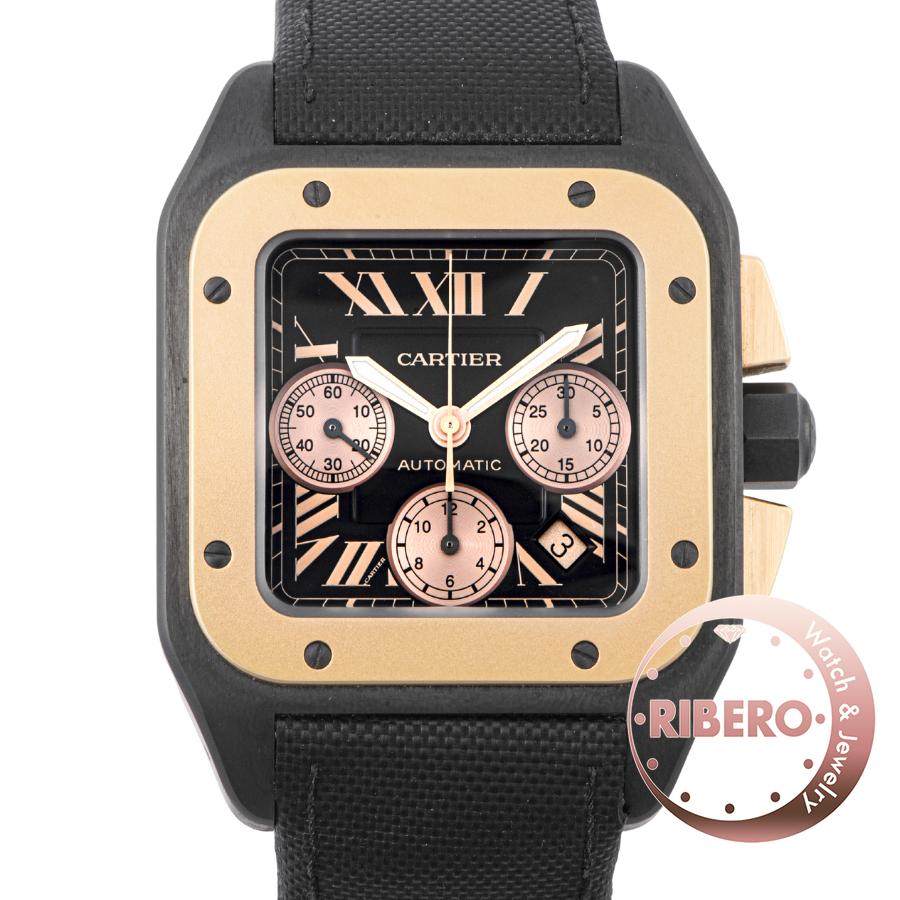 カルティエ サントス100クロノグラフXL A2020004