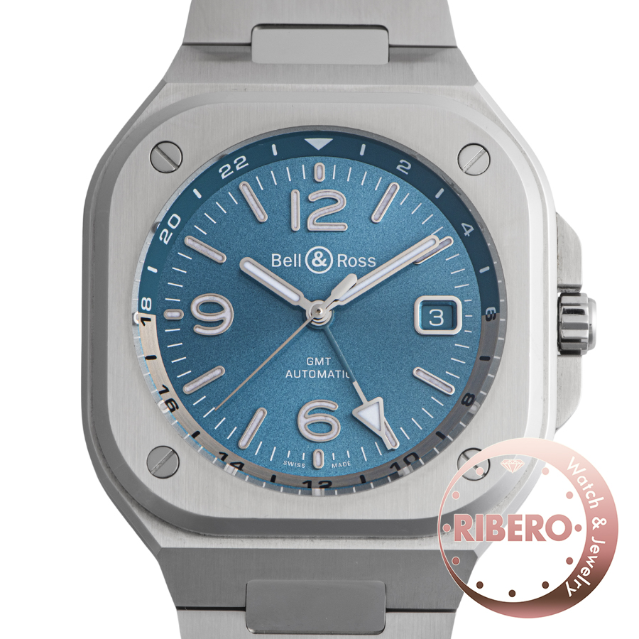 ベル＆ロス BR05 GMT スカイブルー BR05G-PB-ST/SST