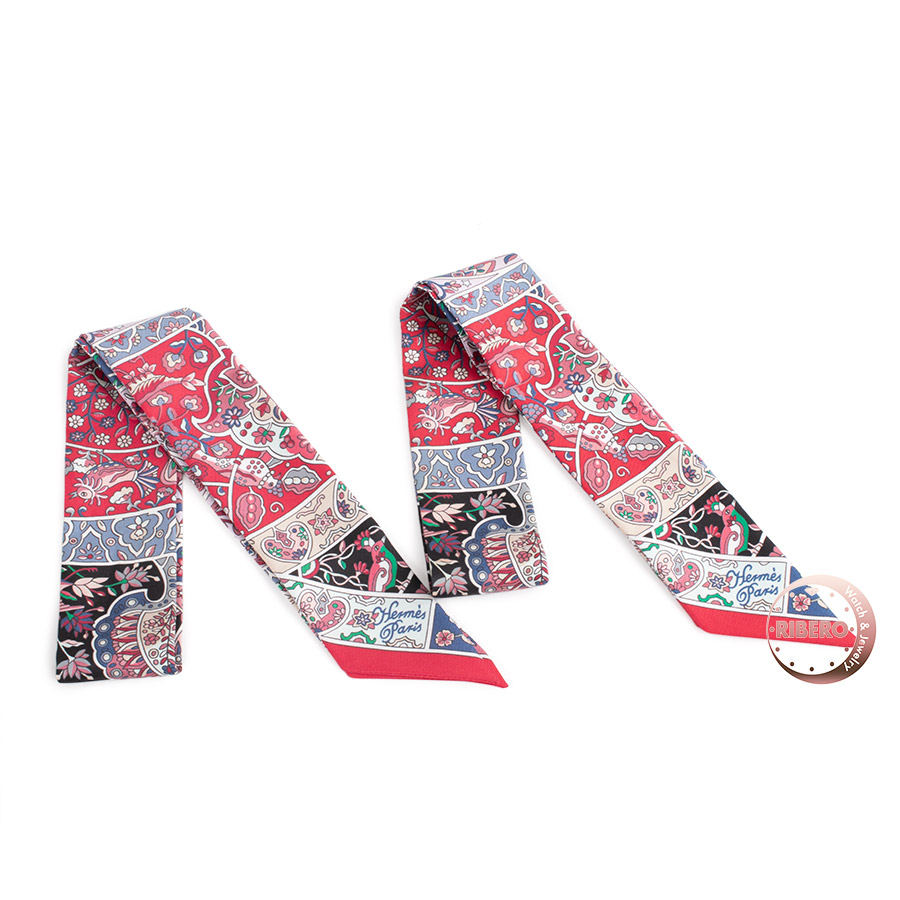 エルメス ツイリー Au Pays des Oiseaux Fleurs 花咲く鳥たちの国で