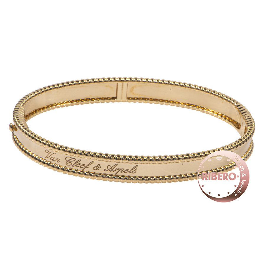 ヴァンクリーフ＆アーペル ペルレ シニアチュール ブレスレット ラージモデル SNOE刻印