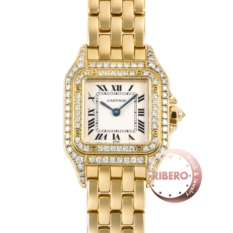 カルティエ パンテール SM WF3072B9 ベゼルダイヤ