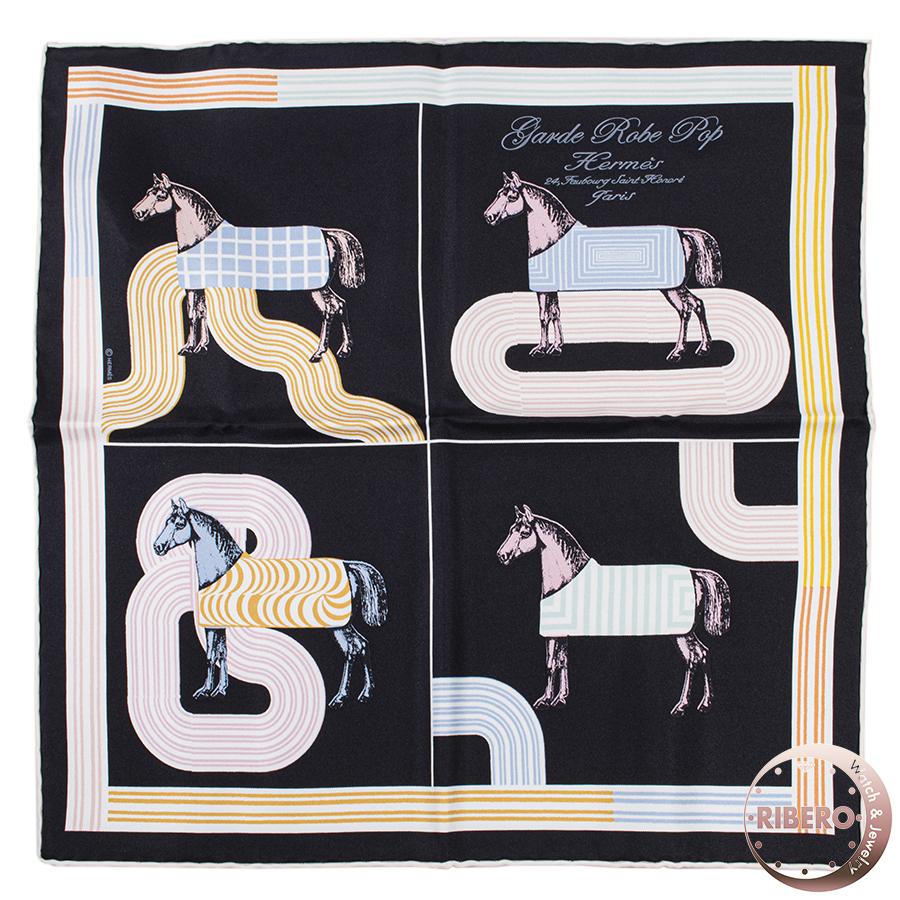 エルメス ガヴロッシュ Garde-Robe Pop Detail ガルドローブ ポップ デタイユ スカーフ