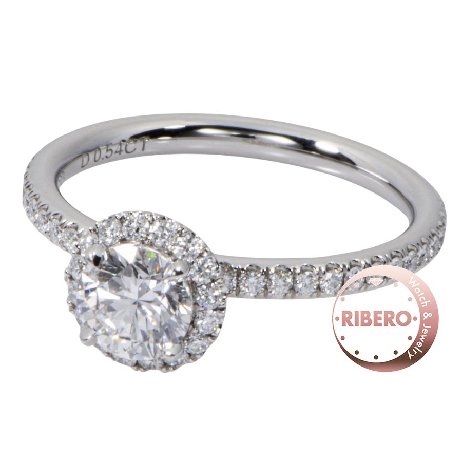 ハリーウィンストン ラウンドカット マイクロパヴェ リング 9号