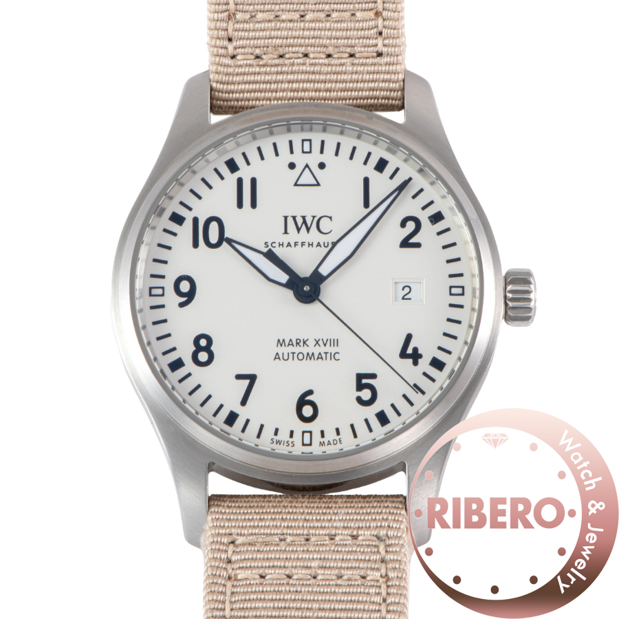 IWC パイロット・ウォッチ マークXVIII IW327017 ベージュナイロン マーク18