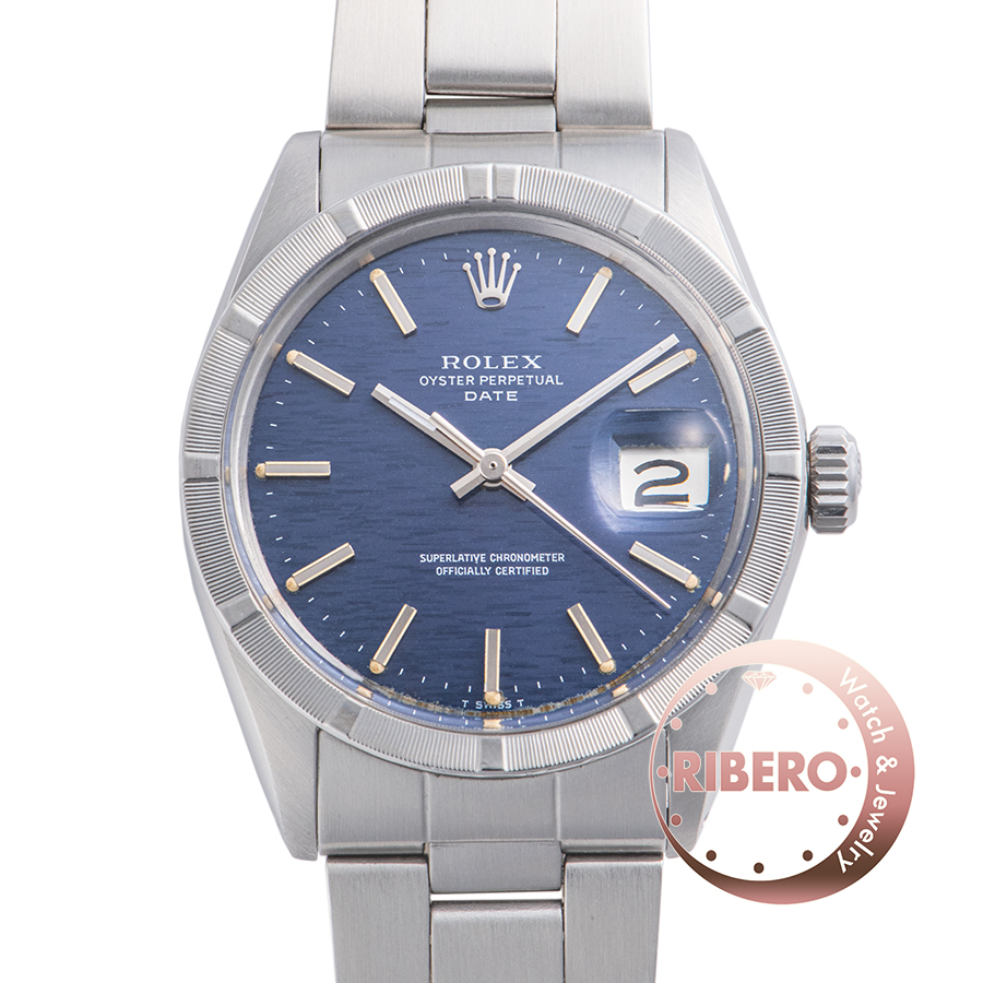 ロレックス パーペチュアルデイト 1501 1970年製 エンジンターンドベゼル