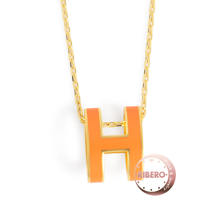 エルメス ポップH（アッシュ） ネックレス POP H