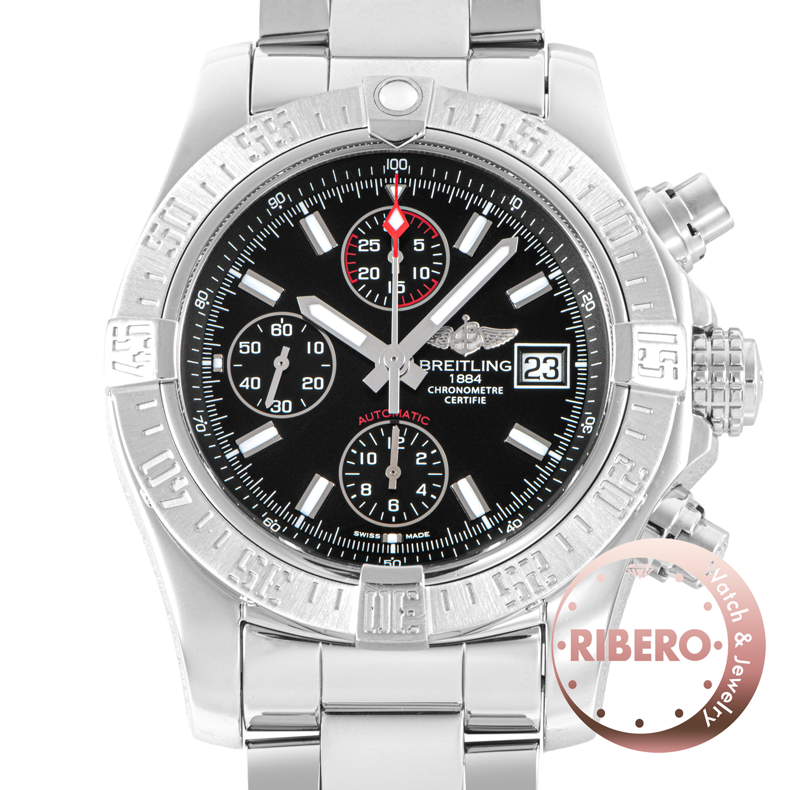 ブライトリング アベンジャー2 ボルケーノブラック A339B32PSS(A13381)