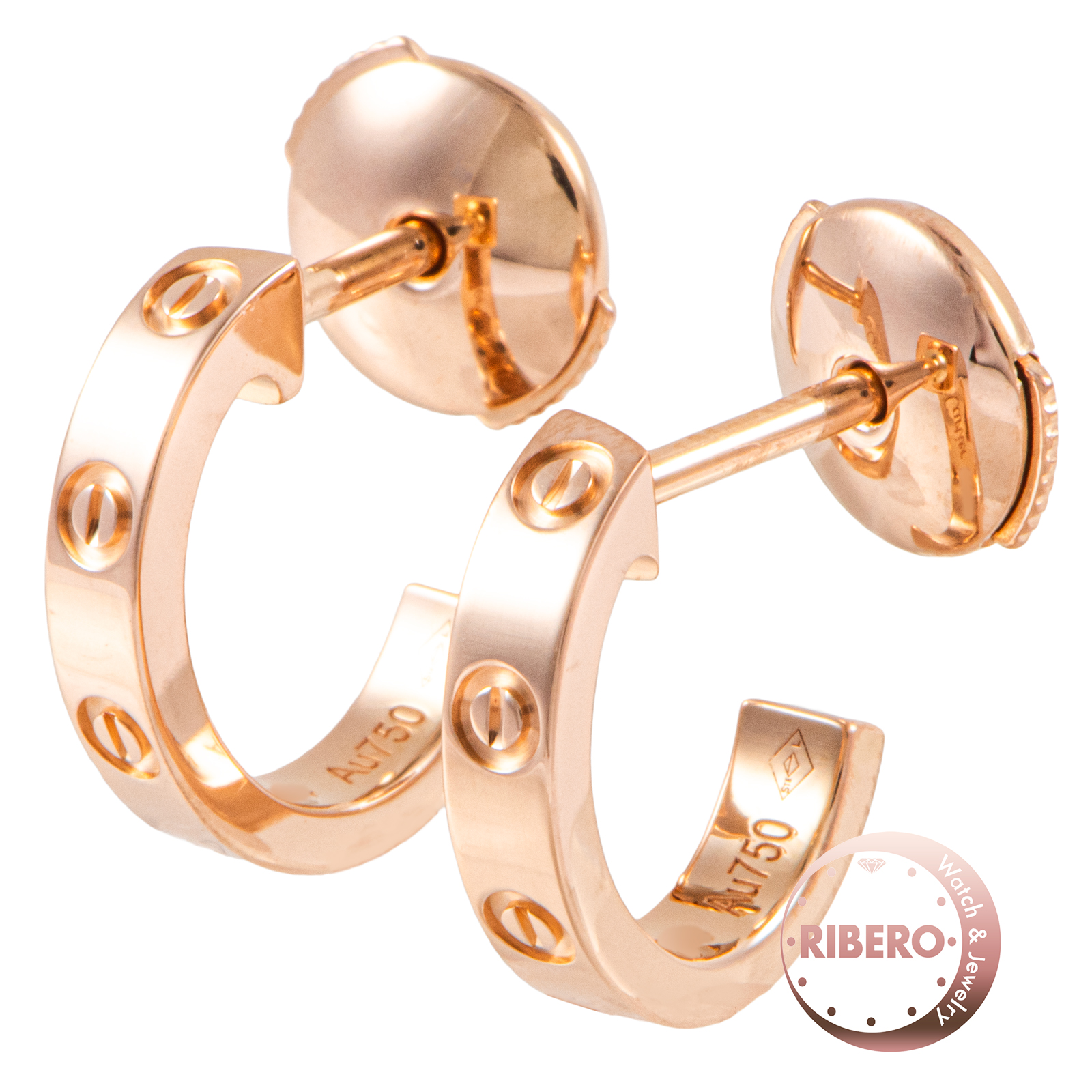 カルティエ ラブ ミニラブピアスフープ イヤリング スモールモデル