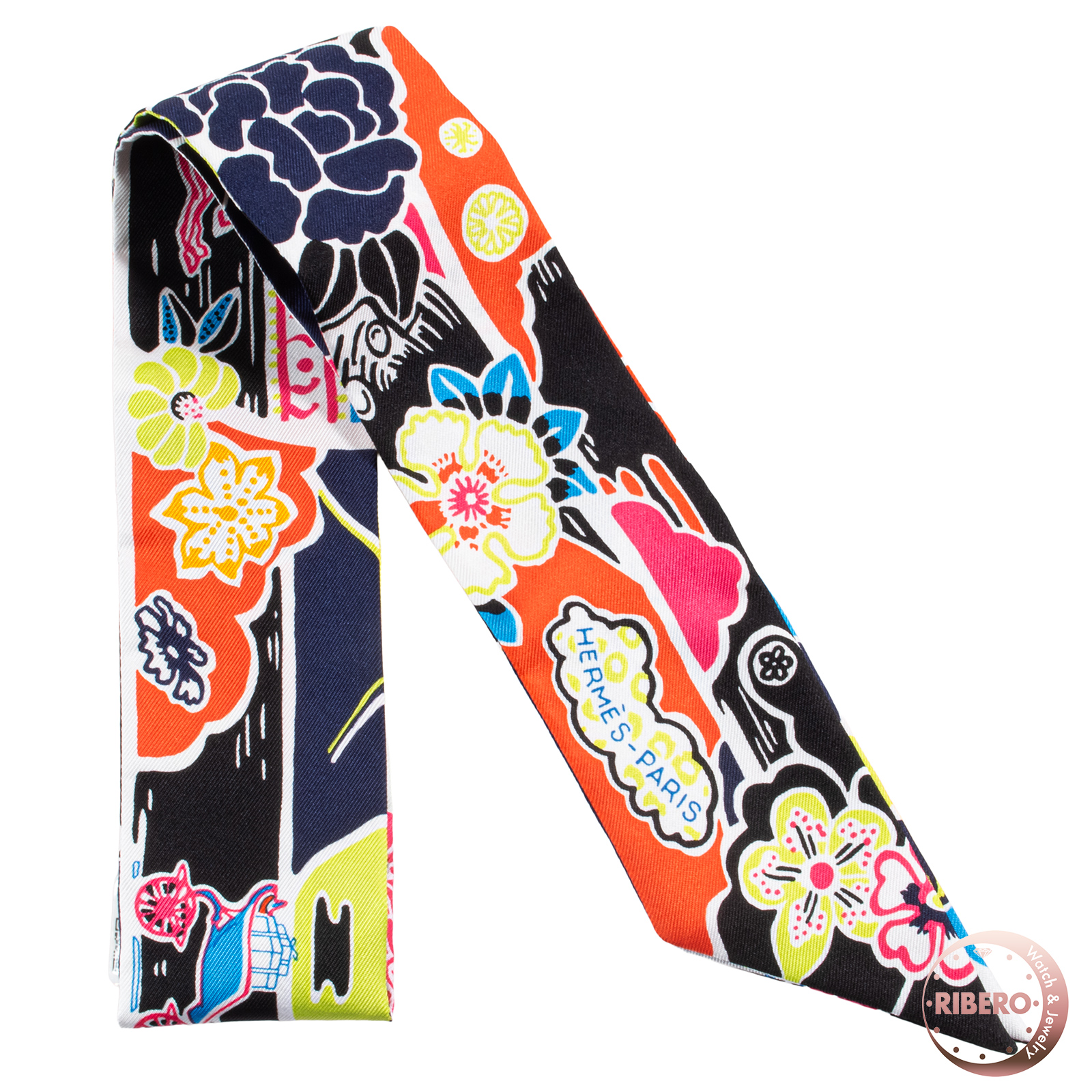 エルメス ツイリー BINGATA 紅型 ツイリー