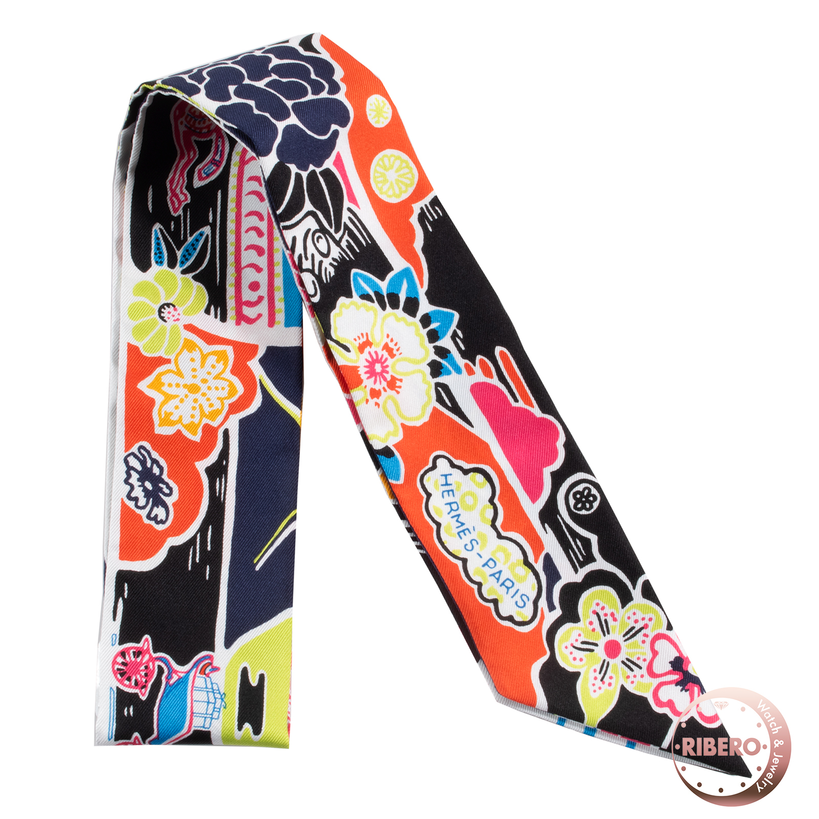 エルメス BINGATA 紅型 ツイリー