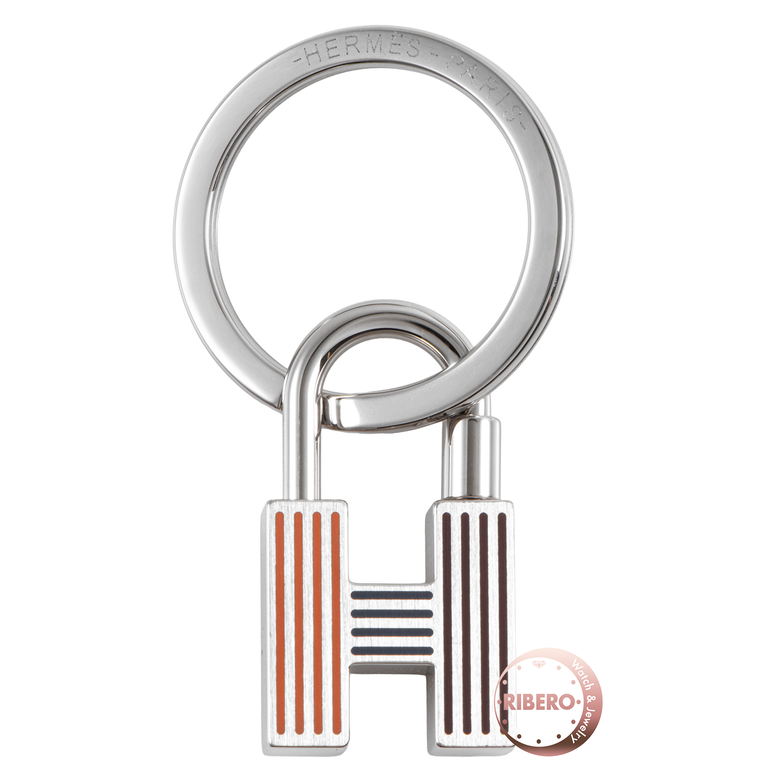 エルメス Cadenas Quizz Rainbow カデナ クイズ レインボー キーリング