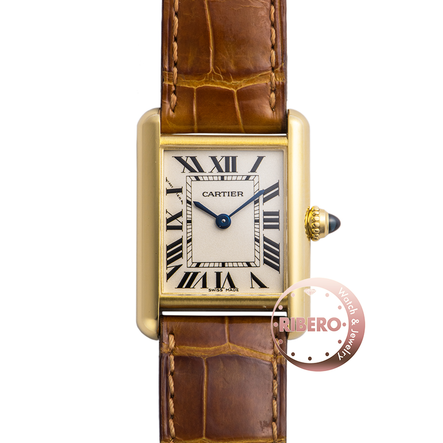 カルティエ タンクルイSM W1529856 K18YG