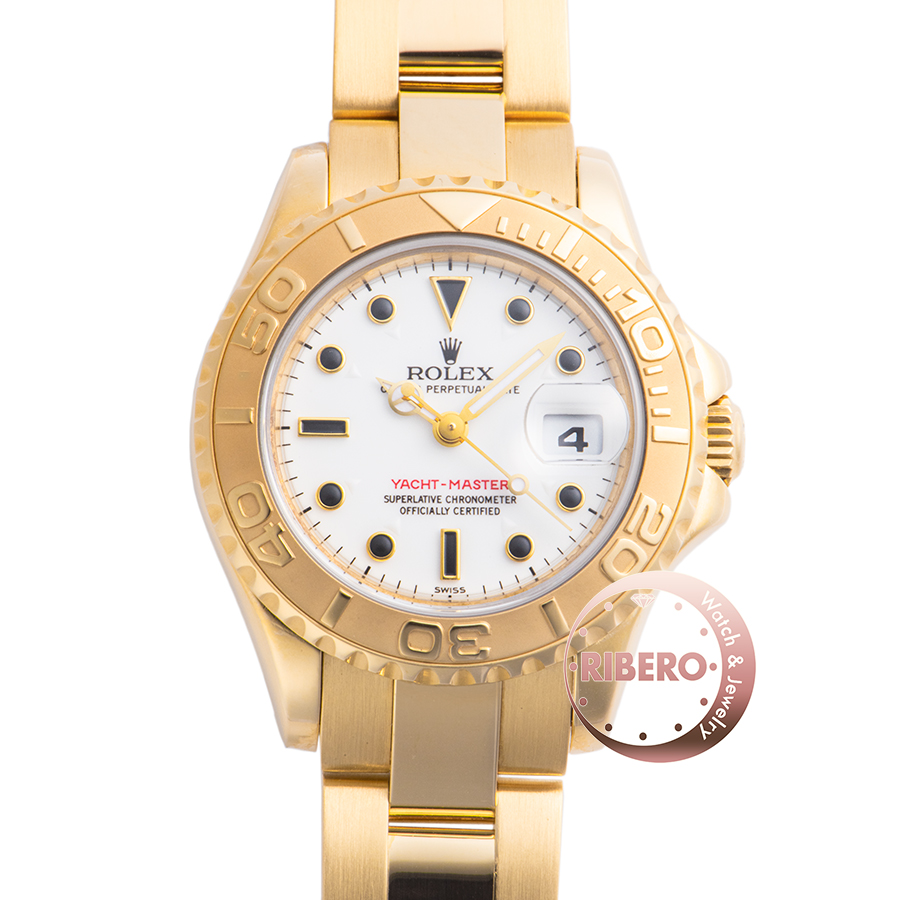 ロレックス ヨットマスターレディース 169628 A番 K18YG