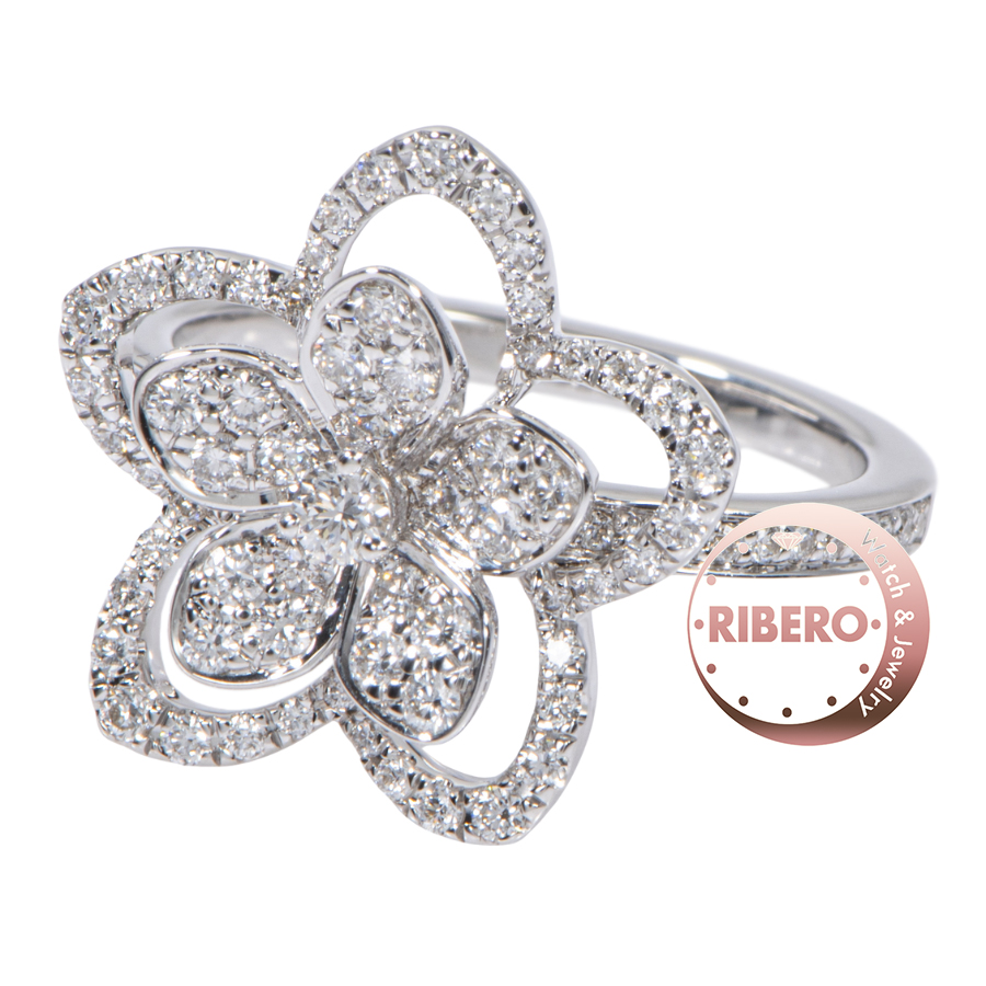 グラフ ワイルドフラワー ダイヤモンド リング 9号