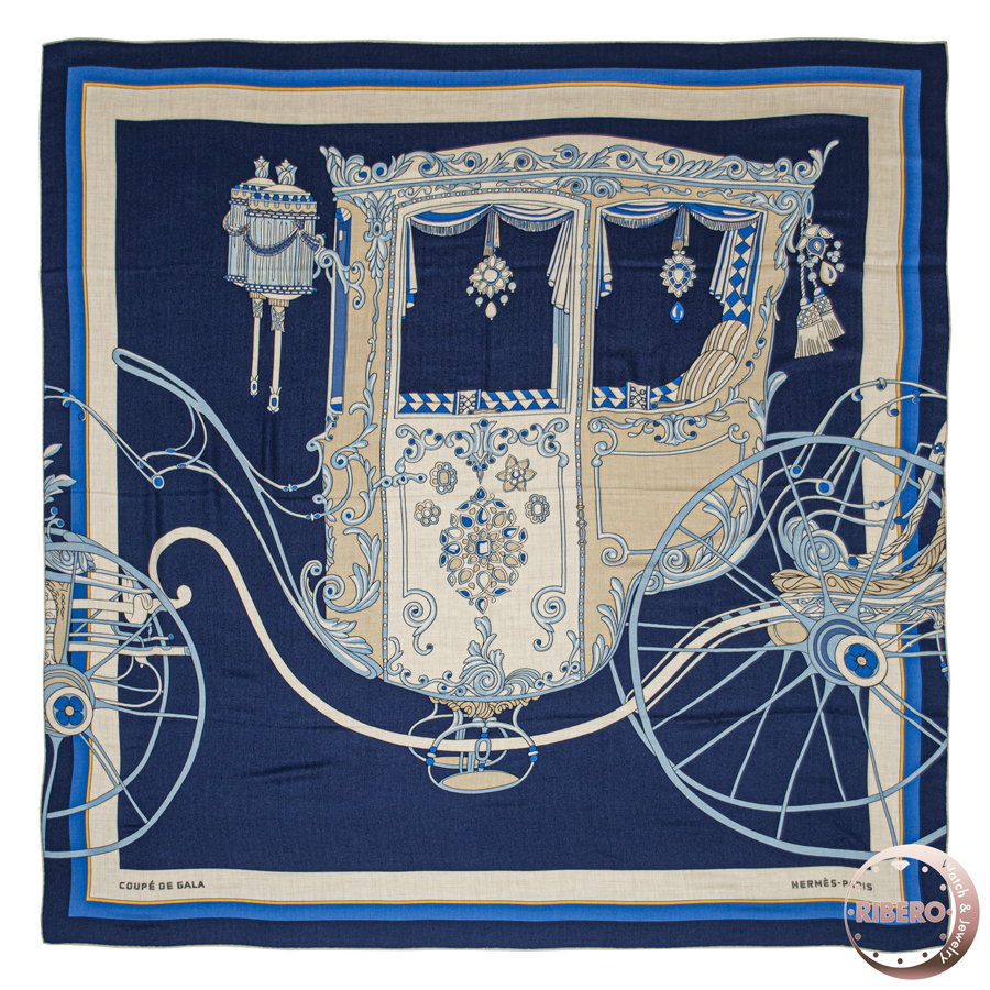 エルメス カレジェアン Coupe de Gala クーペ ドゥ ガラ スカーフ