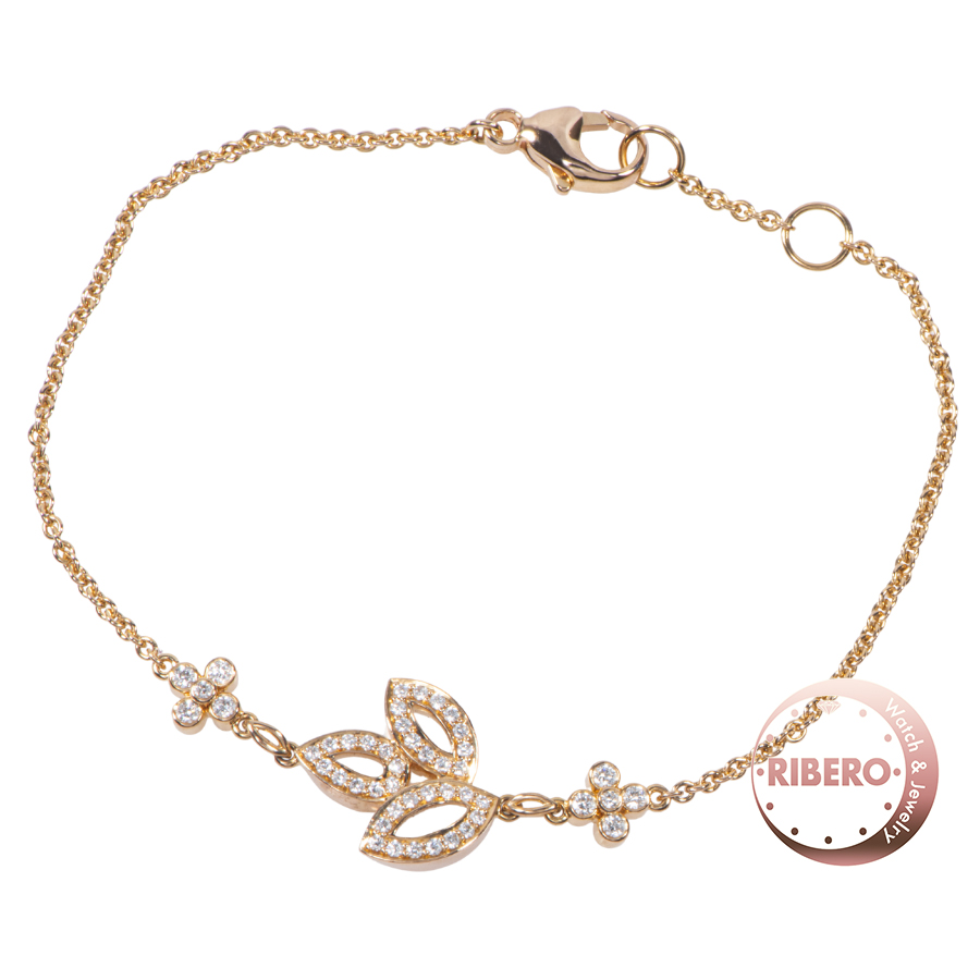 ハリーウィンストン リリークラスター ミニ ブレスレット