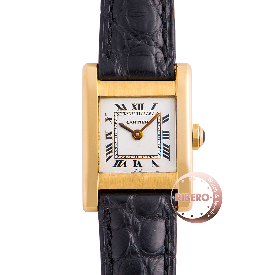 カルティエ タンクノーマルSM PARIS表記 K18YG