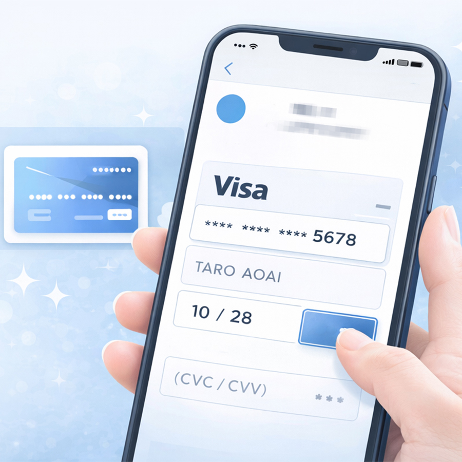 3. カード情報を入力
