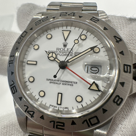 トリチウム夜光のロレックス文字盤