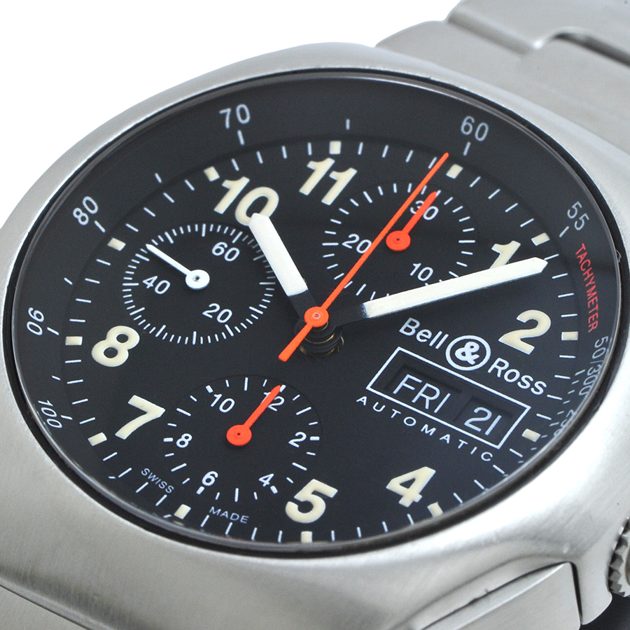 【2025新春福袋】 ベル&ロス 自動巻 腕時計 クロノグラフ 3 Space Bell&Ross 時計