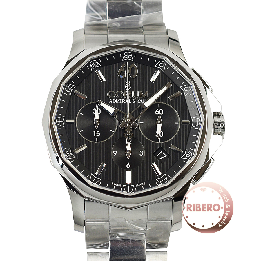 ブランド時計 ジュエリー 買取販売 リベロ Corum コルム アドミラルズカップレジェンド42クロノ Ref 84 箱 保証書付 新品