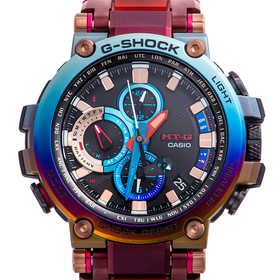 2個セットCASIO G-SHOCK MTG-B1000VL-4AJR 火山雷