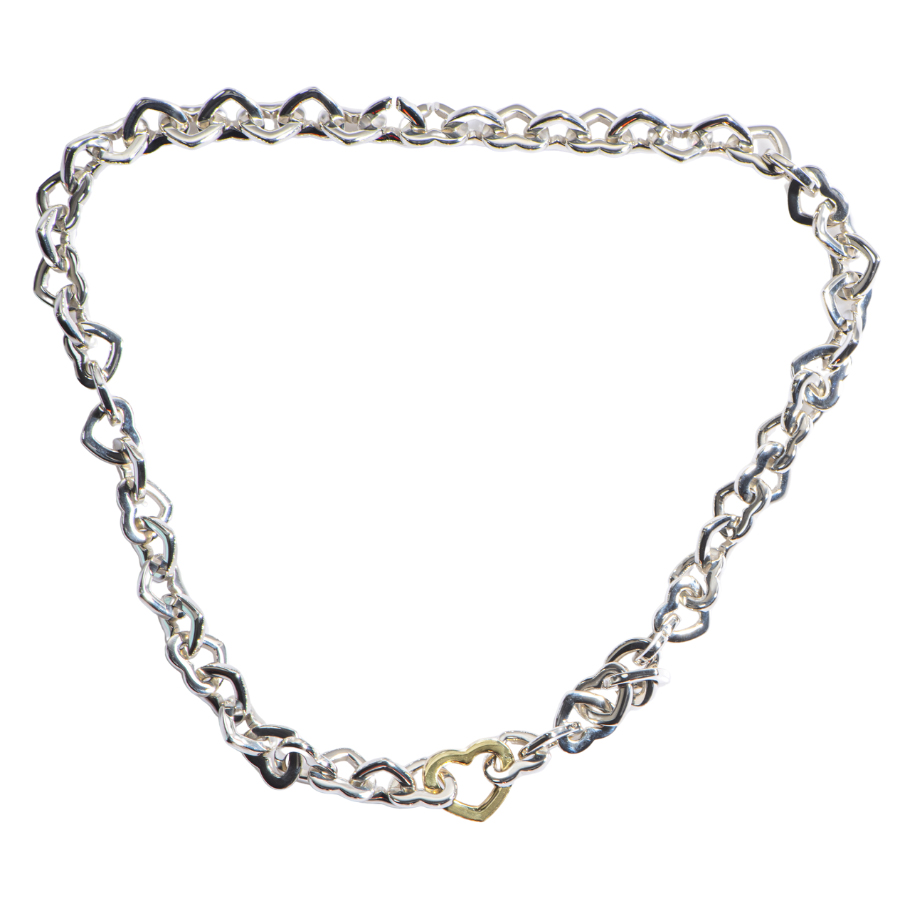 TIFFANY＆CO ティファニー ハートリンクラリアットネックレス